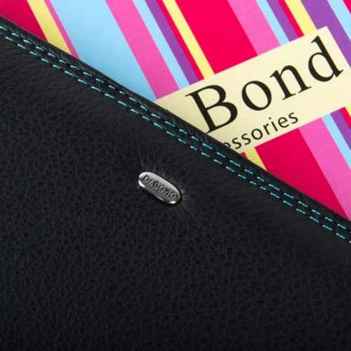 Жіночий гаманець Dr. Bond Rainbow чорний (WRN-22 black): Стать Женский