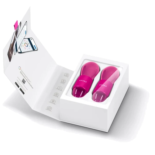 Массажер GESKE Cool&Warm Duo Eye Massager 7в1 magenta