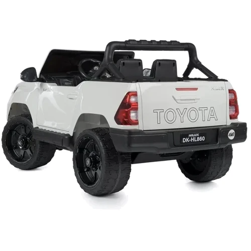 Детский электромобиль Джип Bambi Racer Toyota, белый (M 4919EBLR-1): Материал колес EVA
