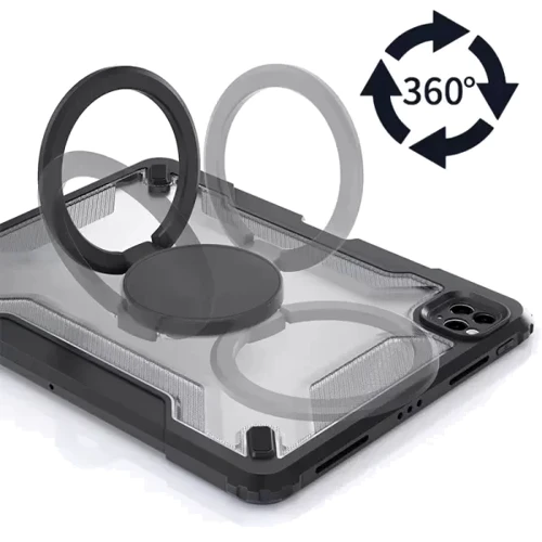 Аксессуар для iPad WIWU Mecha Rotative Stand Case Black for iPad 10.2 (2019-2021)/iPad Air 2019/Pro 10.5: Материал Пластик