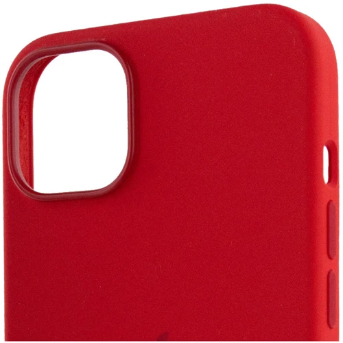 Чехол для iPhone TPU Silicone case with Magsafe Red for iPhone 14 фото 5