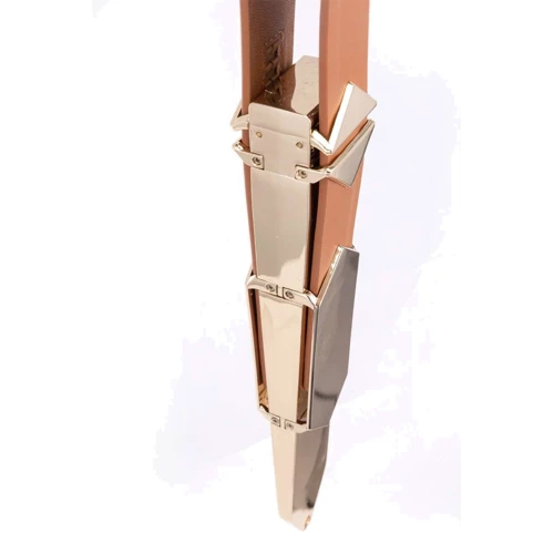 Регульована шльопанка LOCKINK Adjustable Slapper for Impact Play - Brown