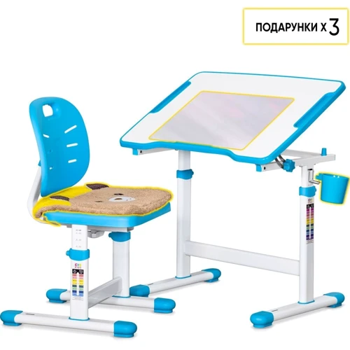 Комплект Evo-kids стол и стул Evo-07 Ergo Blue (Evo-07 Ergo BL)