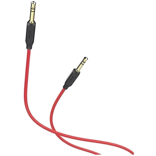 Кабель Hoco Audio Cable AUX 3.5mm Jack UPA11 1m Black: Длина 1 м