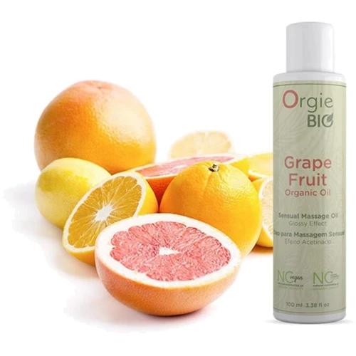 Массажное масло Orgie Bio Organic Oil Grapefruit (100 мл), органическое, веганская формула