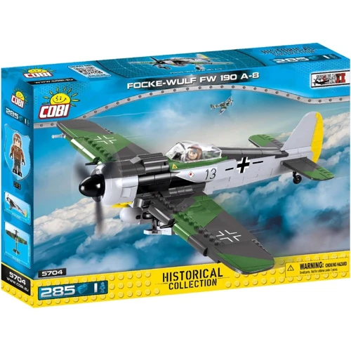 Конструктор COBI Винищувач Фокке-Вульф FW-190, 285 деталей (COBI-5704)