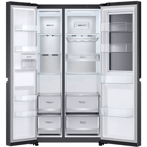 Холодильник Side-by-Side LG GC-Q257CBFV: Размеры ВxШxГ, см 179х91.3х73.8