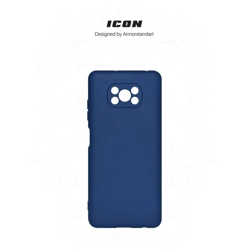 Чохол для телефона ArmorStandart ICON Case Blue для Xiaomi Poco X3/Poco X3 Pro (ARM58585): Плівка в комплекті немає
