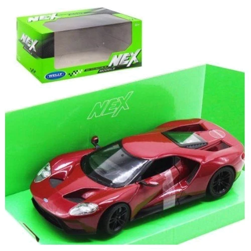 Машинка Mic металлическая Ford GT красная (24082W): Тип Готовая модель
