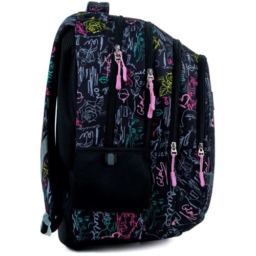 Рюкзак для города и учебы GoPack Education Teens Art GO22-162L-1: Спинка Ортопедическая (анатомическая)