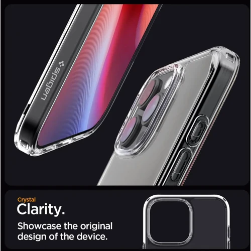 Чехол для iPhone Spigen Ultra Hybrid Crystal Clear (ACS07992) for iPhone 16 Pro Max фото 11