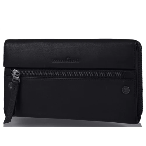 Мужская сумка борсетка Wanlima черная (W91015110148-black)