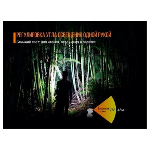 Фонарь Fenix HL40R Cree XP-LHIV2 LED синий (HL40RBL): Тип Налобный