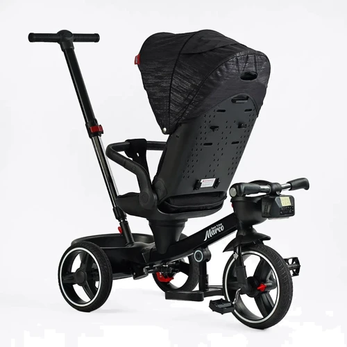 Дитячий велосипед Best Trike 3-х колісний чорний (9155/365-12): Діаметр коліс, дюймів 10