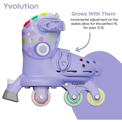 Роликовые коньки Yvolution Twista, размер 30-33, фиолетовый (YC03E4)