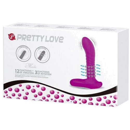 Стимулятор простаты Merlin с вибрацией и ротацией, BI-040065