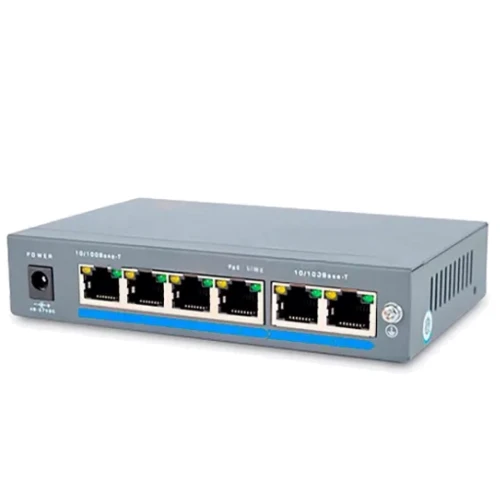 Мережевий комутатор Atis PoE-1006-4P/250m: Порти только Fast Ethernet (10/100)