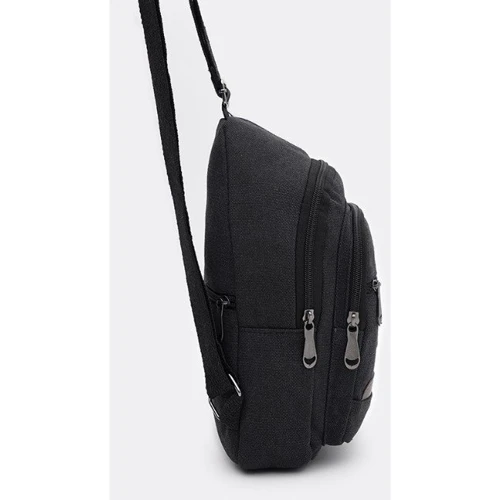 Чоловіча сумка-слінг Monsen чорна (C1HSSA511bl-black): Тип Сумки