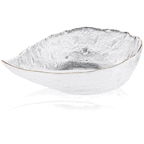 Салатник Ardesto Leaf 17.5 см прозорий (AR5008)