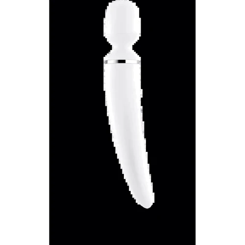 Вибромассажер Satisfyer Wand-er Woman (White/Chrome)