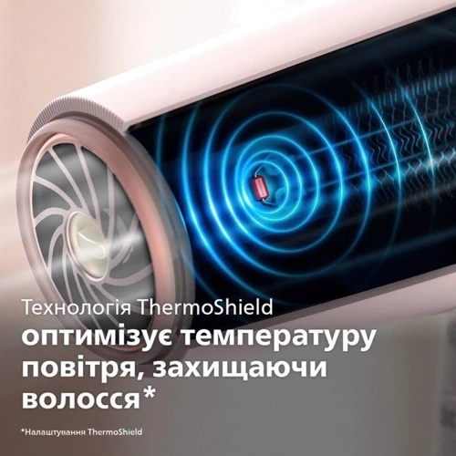 Фен Philips BHD501/20: Количество температурных режимов 3