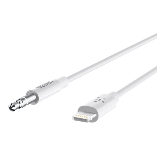 Кабель Belkin Audio Cable AUX 3.5mm Jack to Lightning 90cm White (AV10172BT06-WHT): Длина 0.9 м