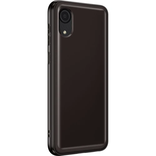 Чехол для телефонов Samsung Soft Clear Cover Black (EF-QA032TBEGRU) for Samsung A032 Galaxy A03 Core: Тип накладка на заднюю часть