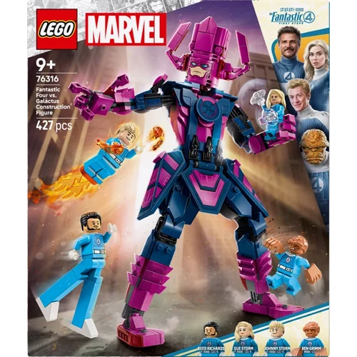 Конструктор LEGO Marvel Фантастическая четверка против Галактуса: фигурка для сборки (76316): Серия Marvel