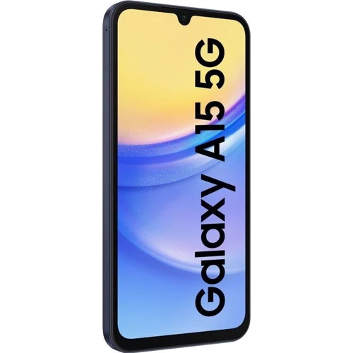 Смартфон Samsung Galaxy A15 5G 4/128GB Blue Black A156: Камера Тройная 50 Мп (f/1.8) + 5 Мп (f/2.2) + 2 Мп (f/2.4) / LED вспышка / HDR / Фронтальная 13 Мп (f/2.0)