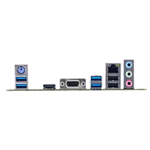 Biostar B450NH: Разъемы на задней панели USB 3.2 Gen 1, USB 2.0, VGA, HDMI