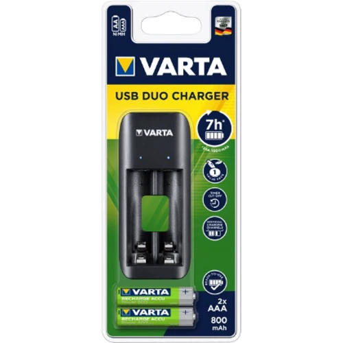 Varta Value USB Duo Charger+2xAAA 800mAh (57651201421)