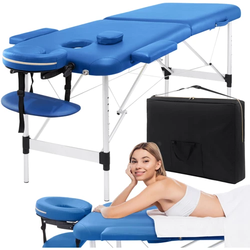 Масажний стіл 4FIZJO Massage Table Alu W60 Blue (TABLEW60BLUE)