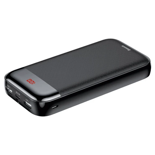 Внешний аккумулятор Baseus Power Bank 20000mAh Mini Cu Digital LCD Black (PPALL-CKU01): Емкость батареи, мАч 20000