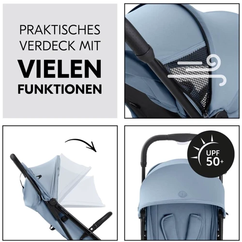Коляска прогулочная Hauck Travel N Care Plus Dusty Blue (16019-0): Тип коляски Прогулочная