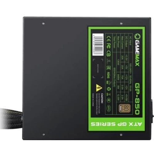Блок питания Gamemax 850W (GP-850): Коннекторы Подключение материнской платы	20+4 pin Подключение процессора	4+4 pin Кол-во разъемов дополнительног