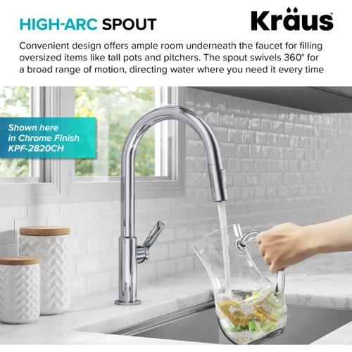 Смеситель для кухонной мойки Kraus KPF-2820MBSFSB