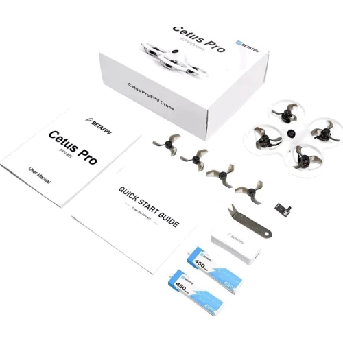 Квадрокоптер BetaFPV Cetus Pro Brushless Quadcopter (Без комплекта): Элементы питания модели 450 мАч