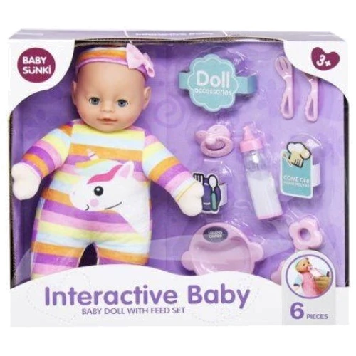 Пупс плюшевий Baby Sunki Interactive Baby Вид 1 (1860-3-4)