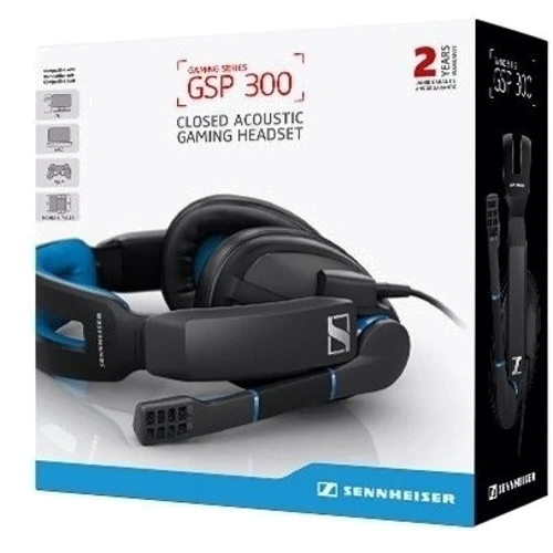 Наушники Sennheiser GSP 300: Тип конструкции полноразмерные