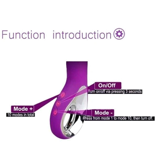 Вибромассажер для точки G Boss Series - Wibrator G-spot, PURP