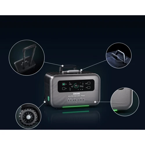 Зарядная станция Zendure SuperBase Pro 1500 1440Wh 2000W (ZDSBP1500) фото 9
