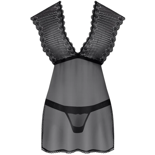 Комплект Obsessive 857-BAB-1 babydoll, L/XL