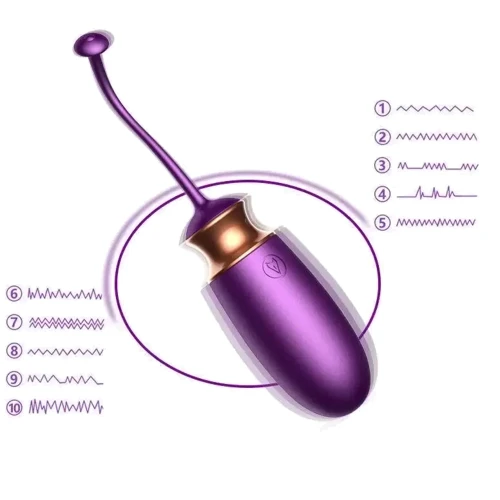Виброяйцо с подогревом и пультом ДУ - Vibrating Silicone Love EGG, 6300001