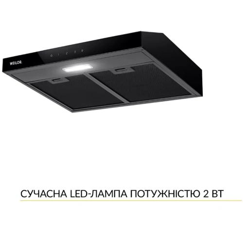 Вытяжка Weilor WPL 5092 FBL: Управление Сенсорное