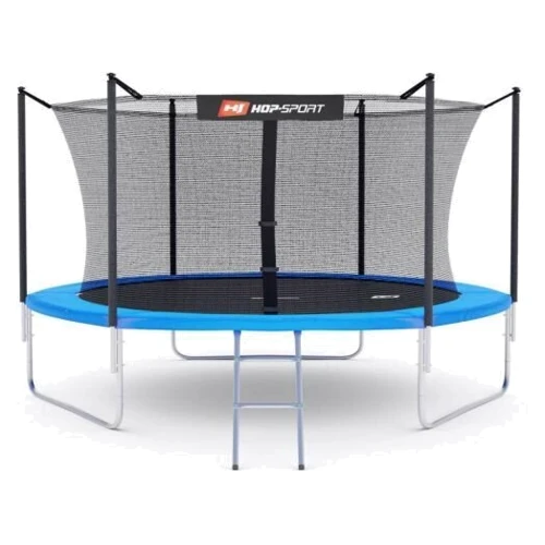 Батут Hop-Sport 10ft blue із внутрішньою сіткою 305 см фото 3