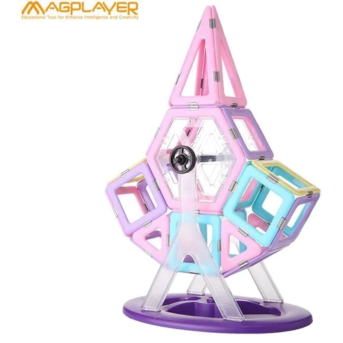 Конструктор Magplayer магнитный набор бокс 95 эл. (MPT2-95): Количество деталей, шт. 95