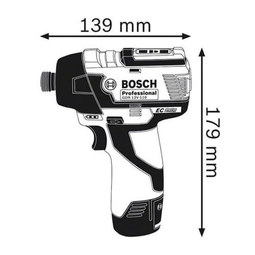 Гайковерт Bosch GDR 12V-110 Professional (06019E0002)
