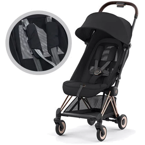 Прогулочная коляска Cybex Coya Simply Flowers Pink (522003131): Материал колес полиуретан