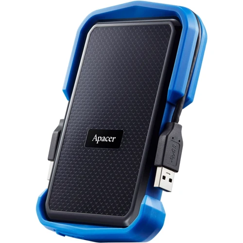 Зовнішній жорсткий диск Apacer AC631 1 TB USB 3.1 Blue (AP1TBAC631U-1): Вага, г 263