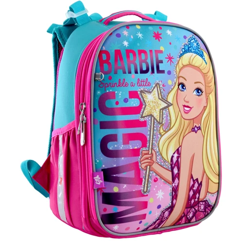 Рюкзак школьный, каркасный YES H-25 "Barbie" (556177): Возрастная группа от 6 до 10 лет